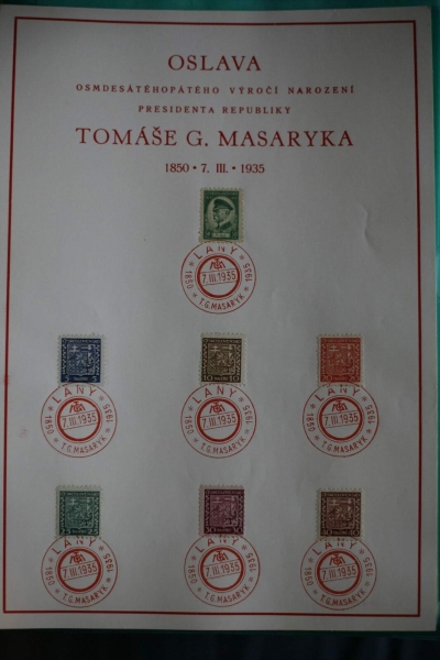 TGM výroční listy 